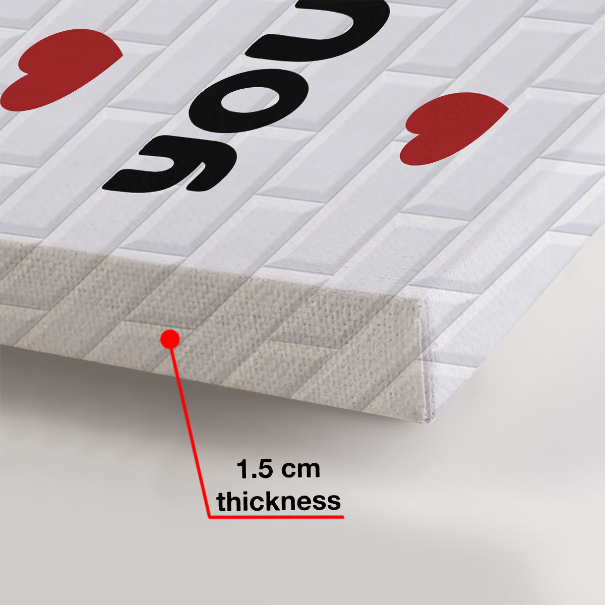 Ich möchte dich einfach nur berühren – Personalisierte Leinwand und Poster für Paare