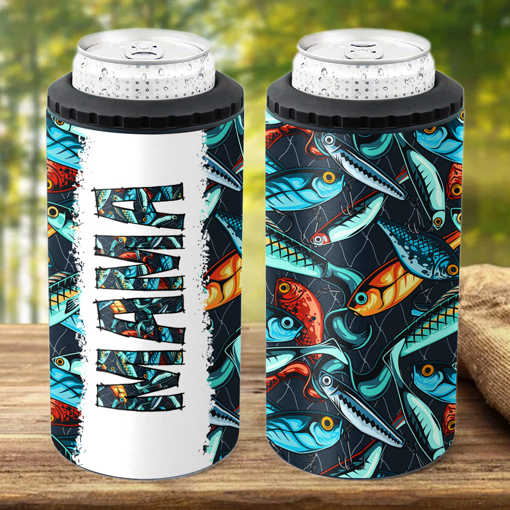 Reel Cool Dad – Angelgeschenk für Papa, Opa, ihn, Ehemann – Personalisierter Dosenkühler