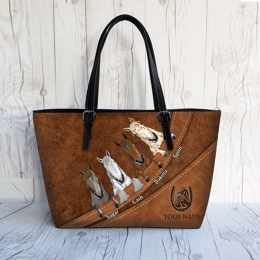 Liebe zum Pferd – Personalisierte Pferdeledertasche