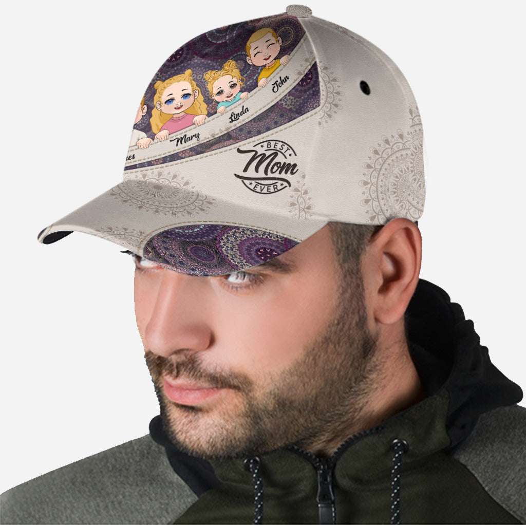 Beste Mama/Oma/Tante/... aller Zeiten – Personalisierte klassische Muttermütze