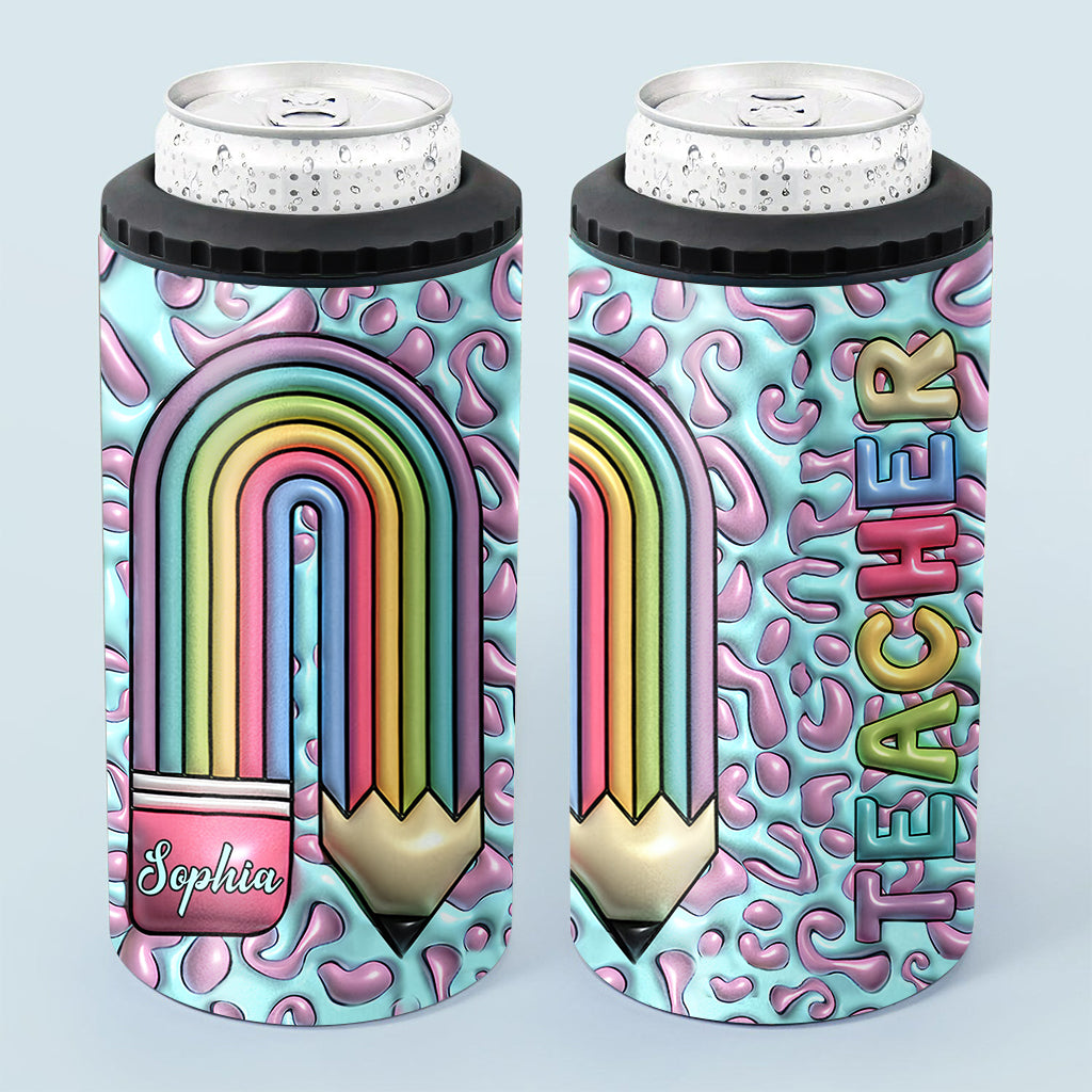 Lehrerleben – Personalisierter Getränkekühler für Lehrer