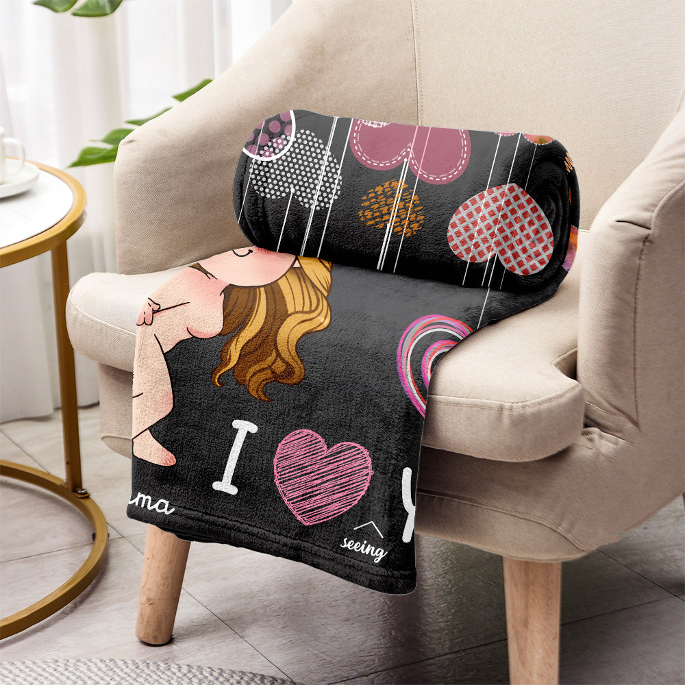 Ich liebe es, dich nackt zu sehen – personalisierte Pärchendecke