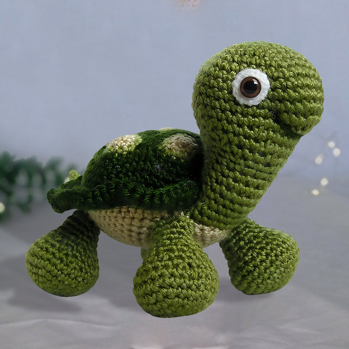 Babyschildkröte – handgestrickte Schildkrötenpuppe