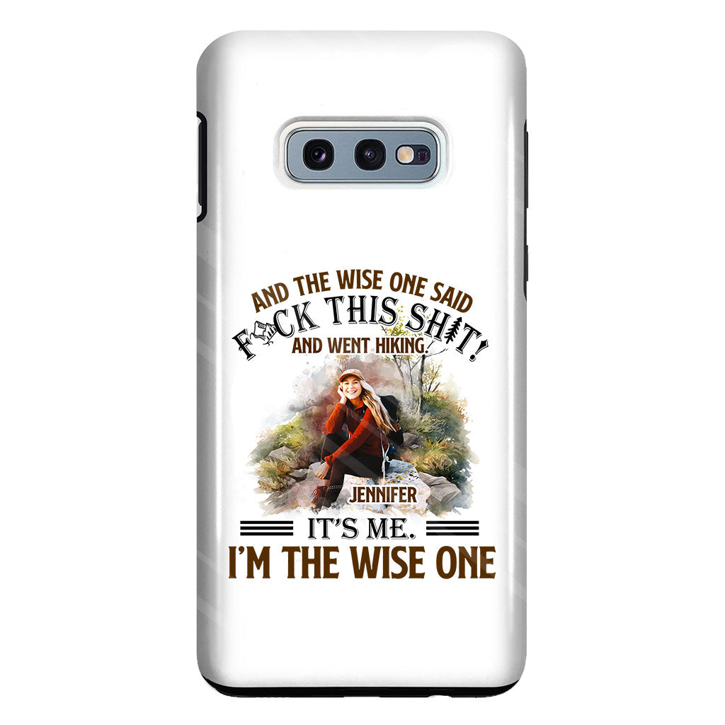 And The Wise One Said - Personalized Hiking Clear Phone Case