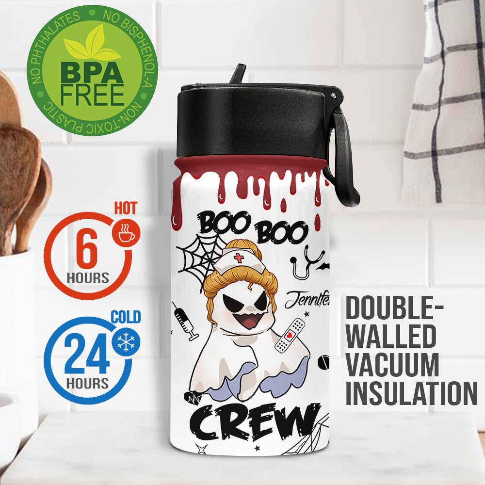 Boo Boo Crew – Personalisierte Wasserflasche für Kinder im Pflegebereich