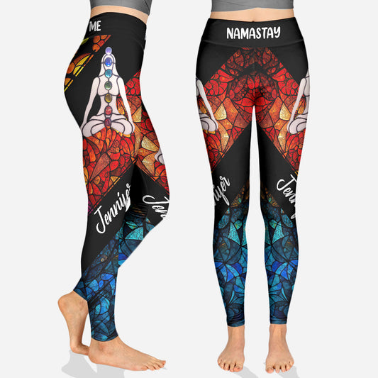Namastay Away From Me - Personalisierte Yoga-Leggings