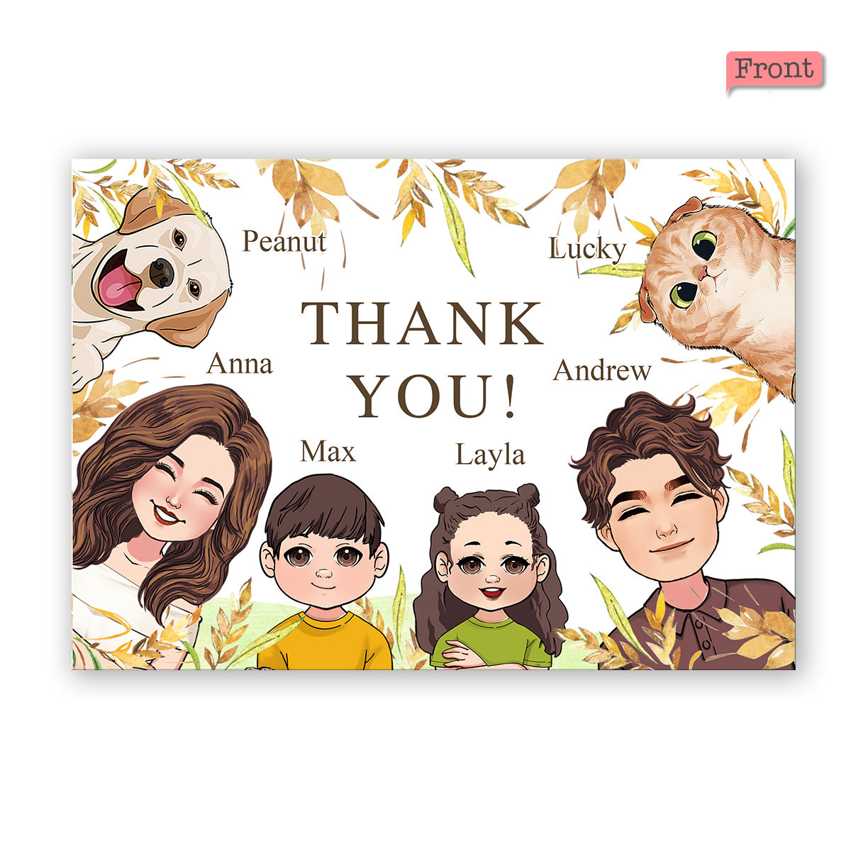 Wir lieben dich – Personalisierte QR-Grußkarte