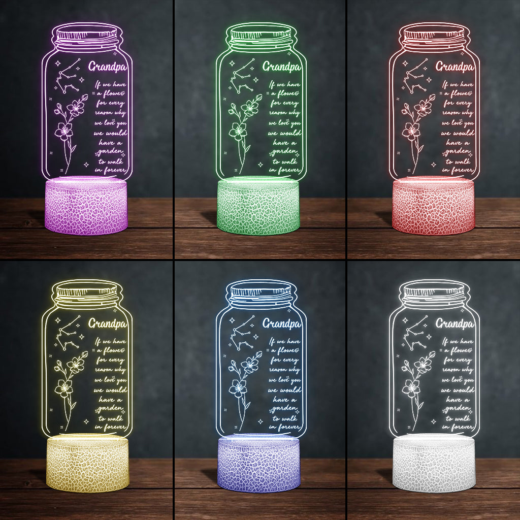 Sternzeichen-Geburtsblume – Geschenk für Mama, Oma, Tochter, Ehefrau, Freundin, Papa, Opa, Freund, Ehemann – Personalisierte, geformte Plakettenleuchte