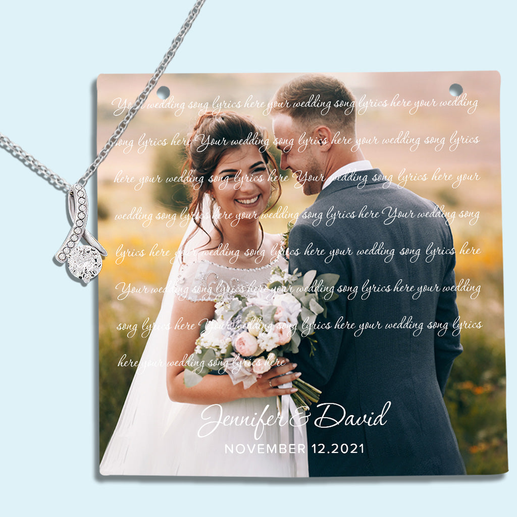 „Du und ich, wir schaffen das“ – personalisierte Halskette für Ehemann und Ehefrau 