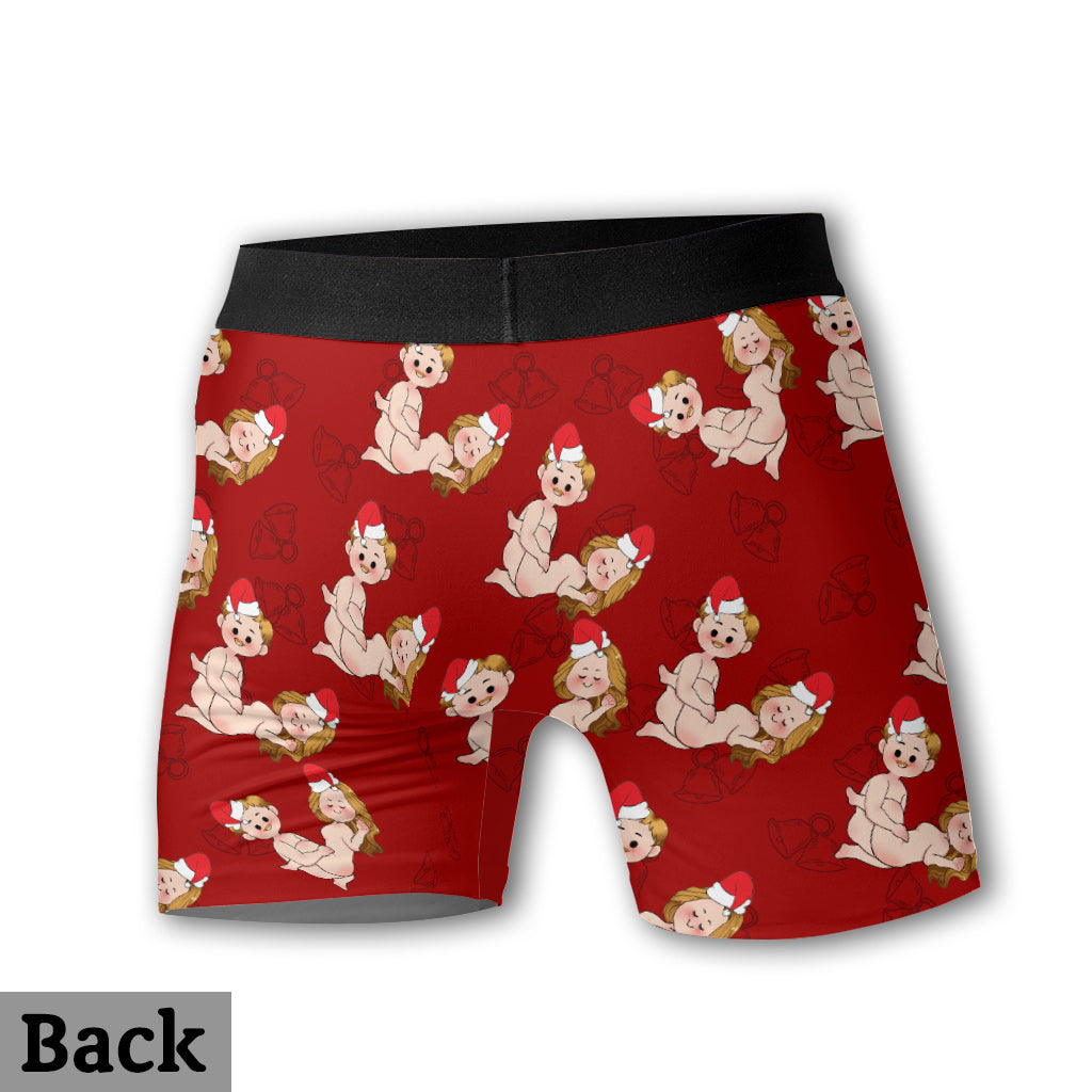 Nur du kannst meine Glöckchen zum Klingen bringen – Personalisierte Boxershorts für Männer für Paare