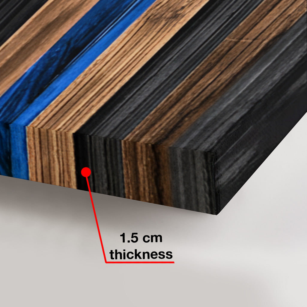 Mein Held – Personalisierte Leinwand und Poster mit Polizeimotiv