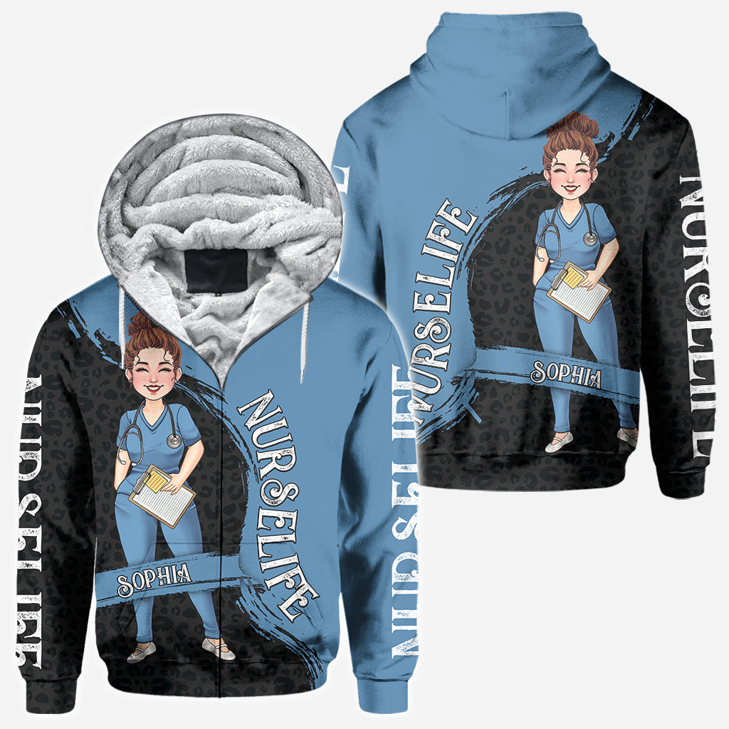 Das Leben als Krankenschwester – Geschenk für Mama, Ehefrau, Freundin oder Krankenschwester – Personalisiertes T-Shirt