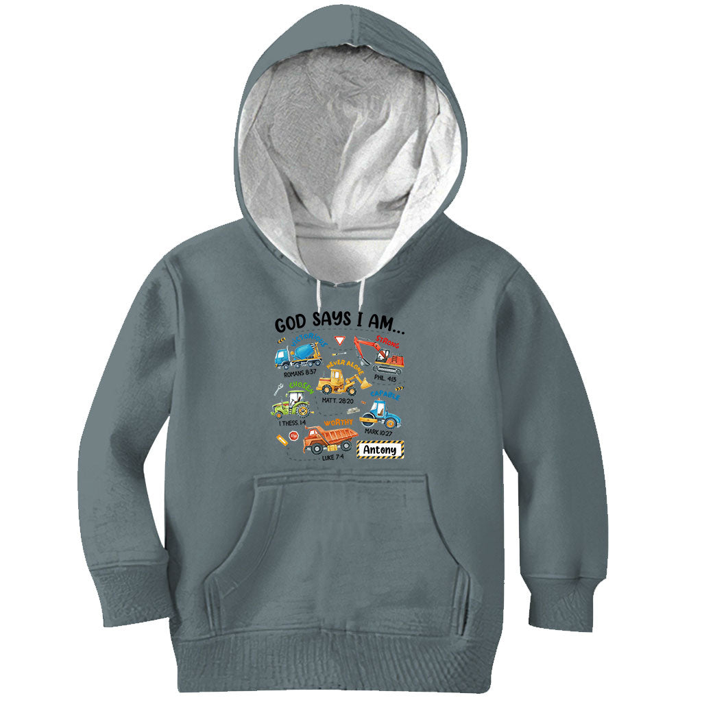Gott sagt, ich bin es – personalisiertes Kinder-T-Shirt