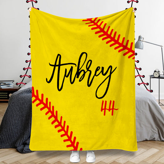 Softball Lovers - Personalized Softball Blanket