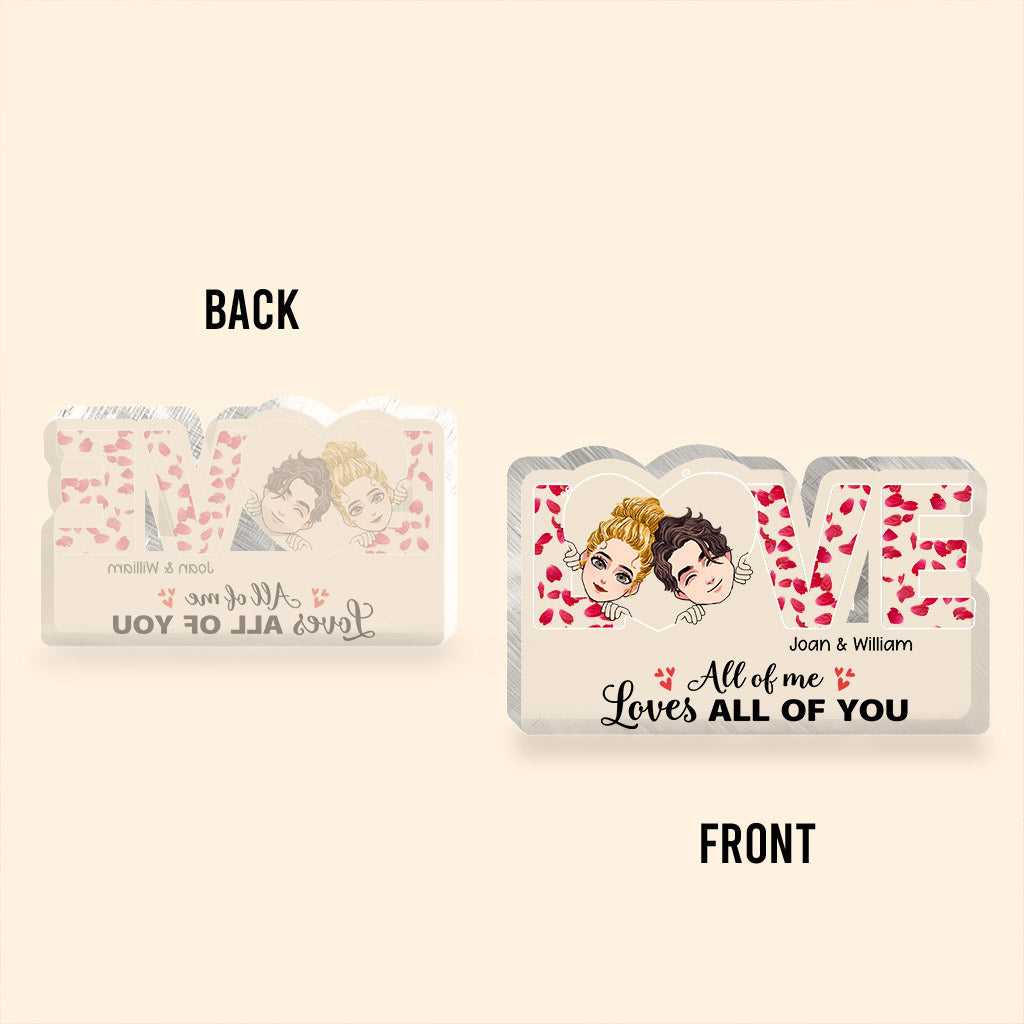 This Is Us – Geschenkidee für Paare (Ehemann, Ehefrau, Freund, Freundin, Hundeliebhaber) – Personalisierte Acrylplakette in individueller Form