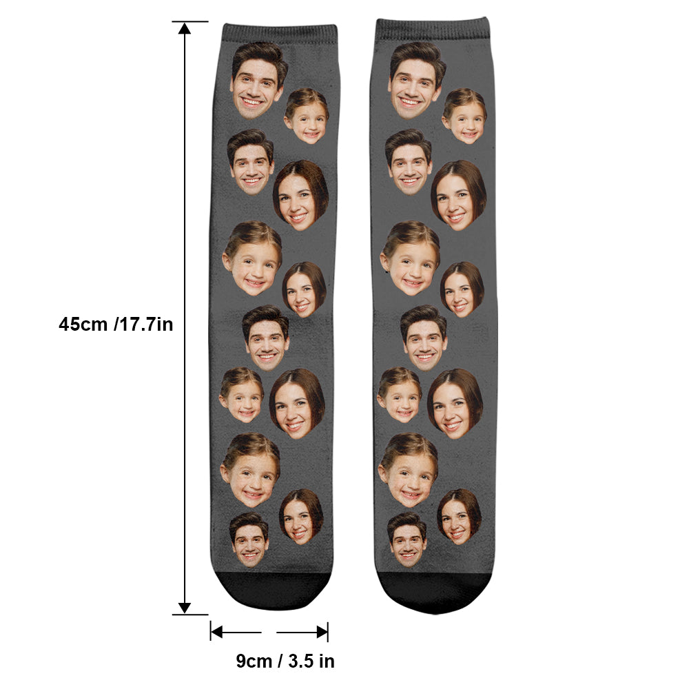 Individuell gestaltete Socken für die ganze Familie