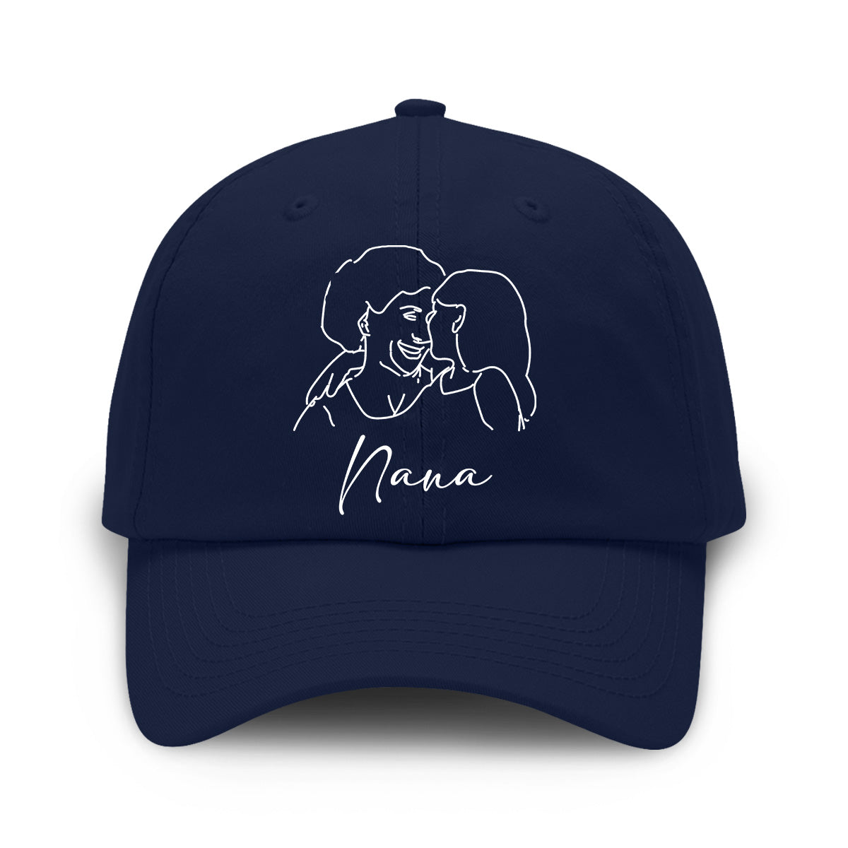 Individuelles Foto – Personalisierte, bestickte klassische Oma-Kappe