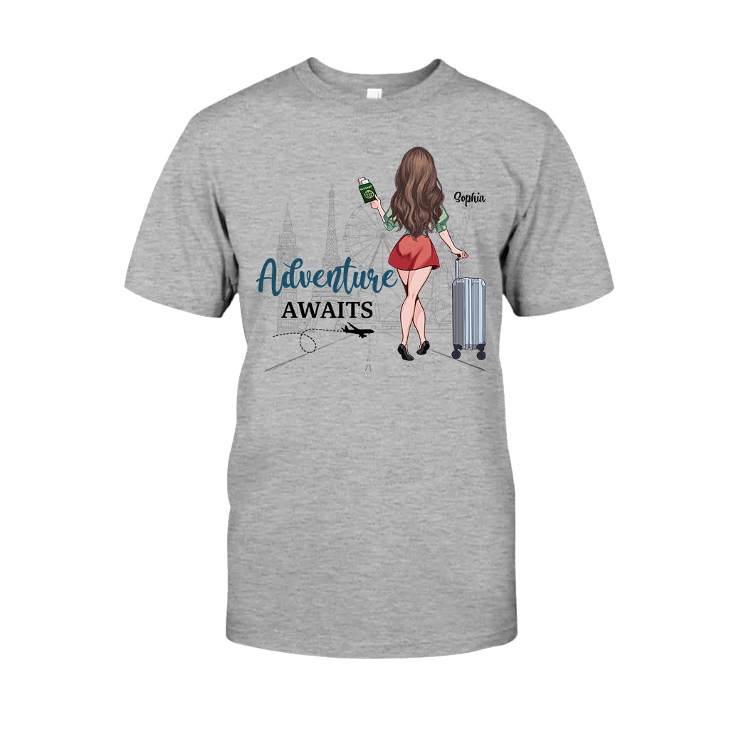 So The Adventure - Travelling gift for mom, daughter, granddaughter, wife, girlfriend, friend - Personalized T-shirt And Hoodie