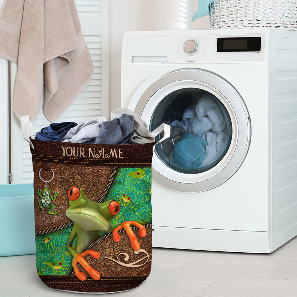 Love Frog - Personalized Frog Storage Basket