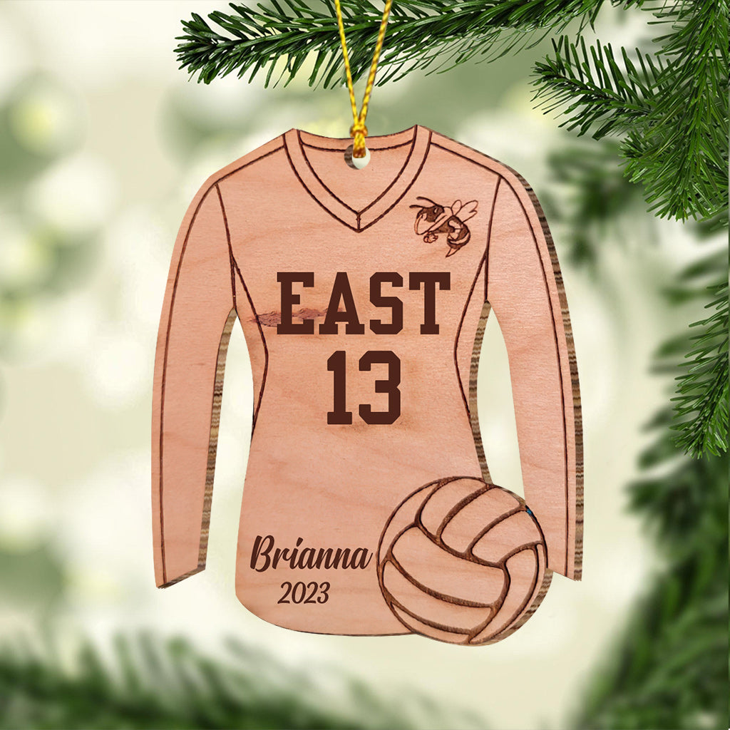Volleyball lieben – Personalisierter Volleyball-Anhänger