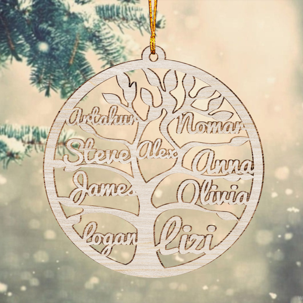 Stammbaum mit personalisiertem Namen – Personalisierter Familienschmuck