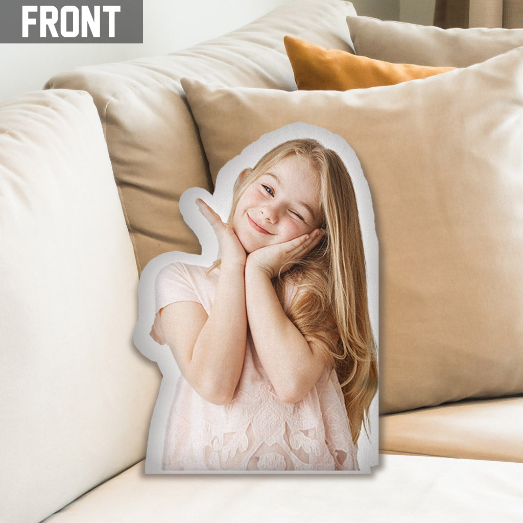 Custom Photo Humanoid - Personalized Daughter Shaped Pillow
