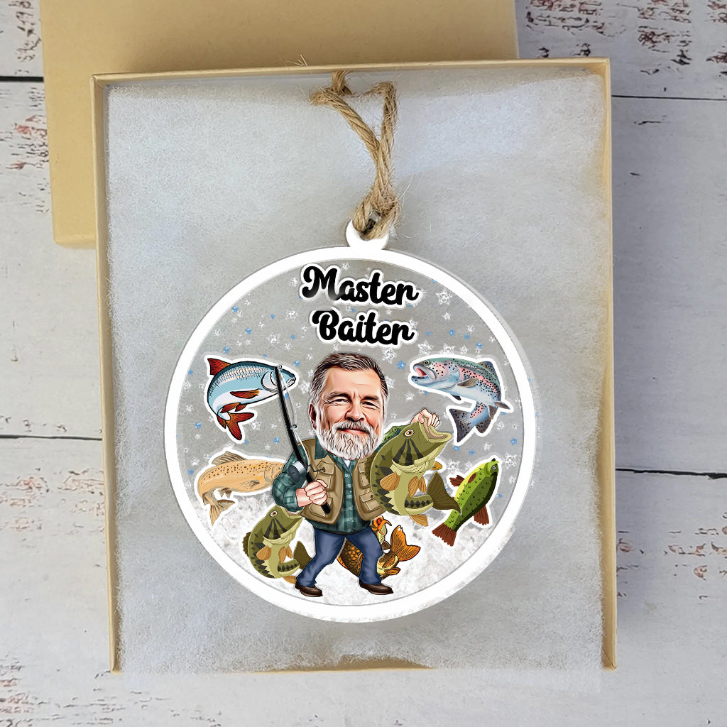 Meisterköderer – Personalisierter dreilagiger Angel-Schüttelanhänger