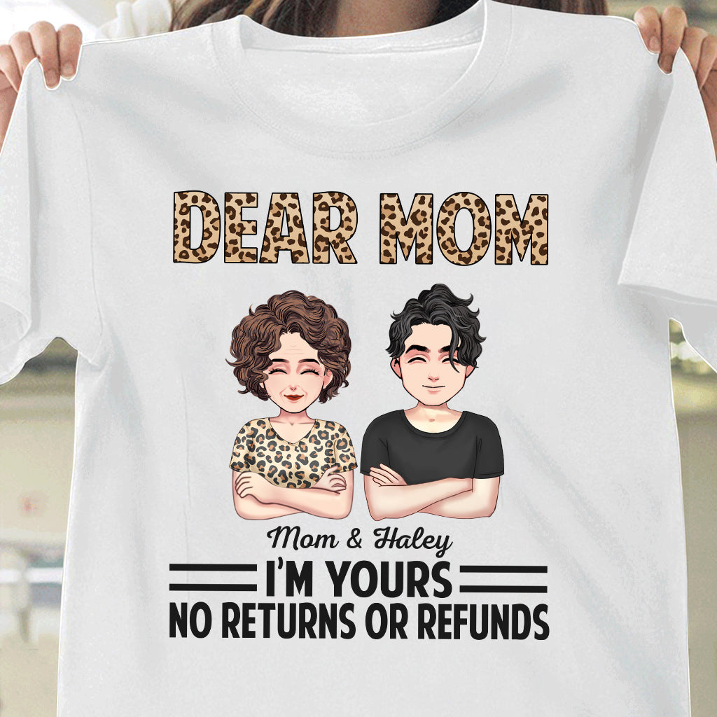 Liebe Mama, lieber Papa, ich gehöre zu euch – Geschenk für Mama und Papa – personalisiertes T-Shirt und Hoodie
