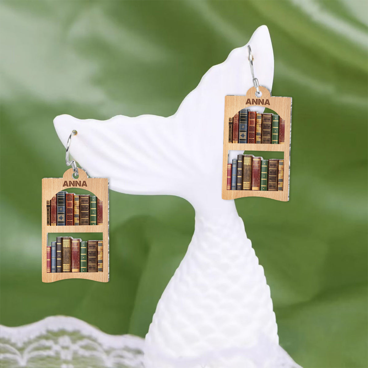 Book Lovers - Personalized Book Earrings