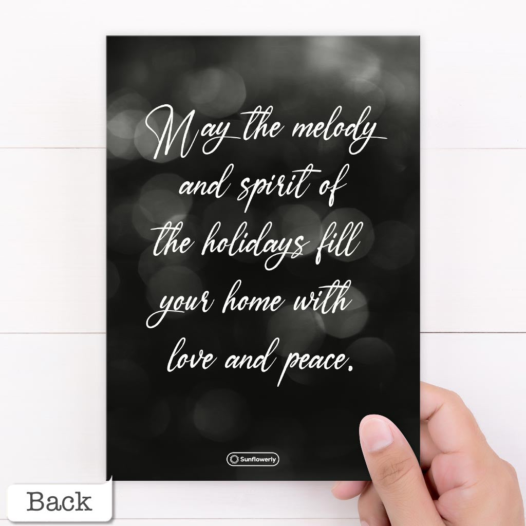 Danke / Ich liebe dich - Personalisierte Grußkarte