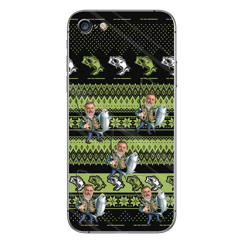 Angel-Fan – Personalisierte Handyhülle zum Thema Angeln