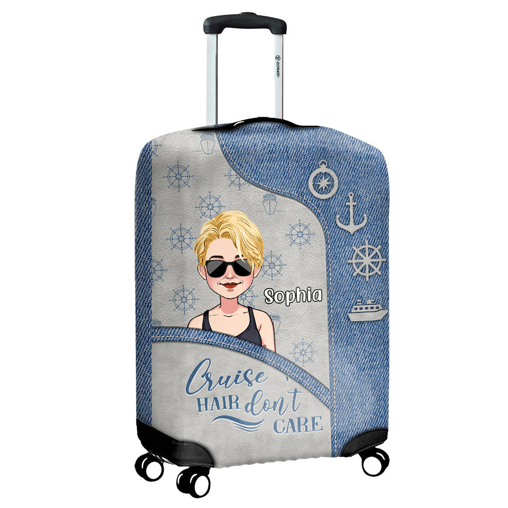Cruise Hair Don't Care - Personalisierter Kreuzfahrtgepäckumschlag