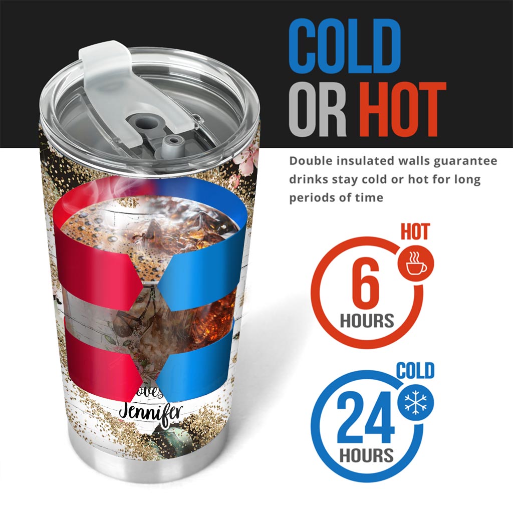 Just A Girl Who Loves Horses - Personalized Horse Tumbler