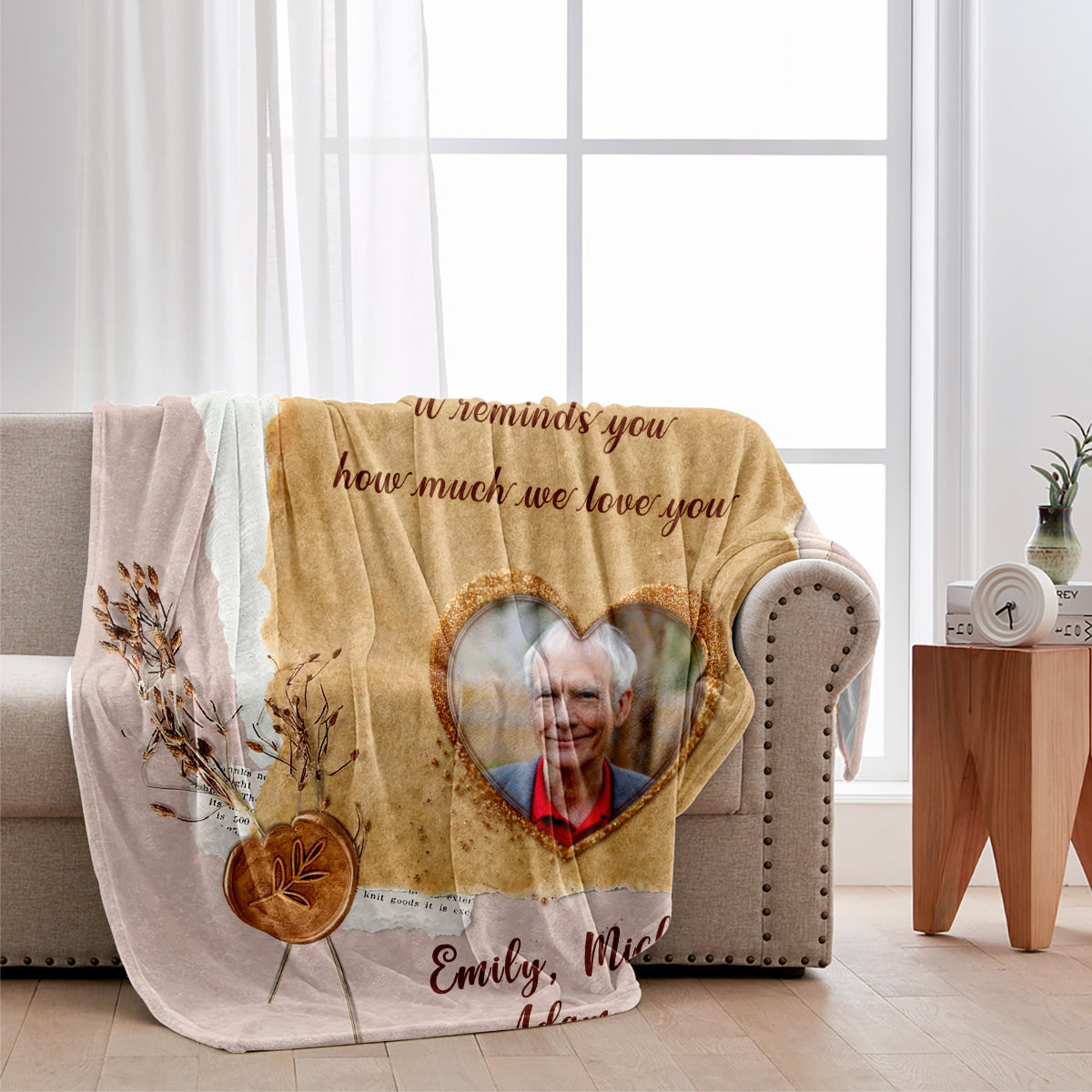 Grandma Mama - Gift for grandma, mom, dad, grandpa, aunt, uncle, sister, brother, husband, wife, friend - Personalized Blanket