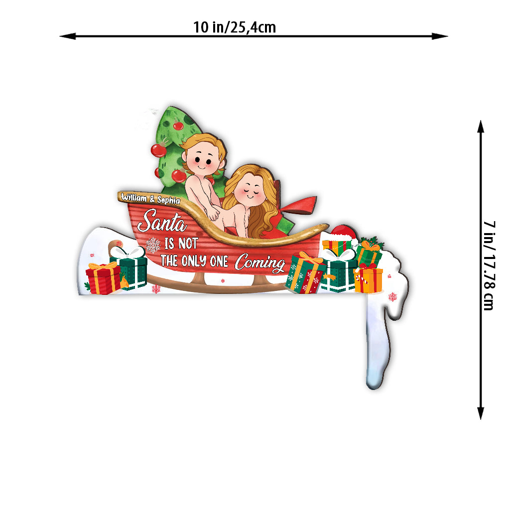 Nicht nur der Weihnachtsmann kommt – Personalisierte Türrahmendekoration für Paare