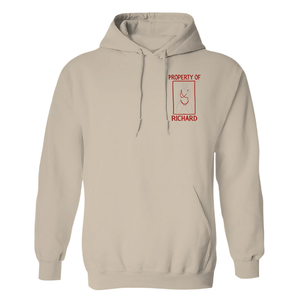 Pikantes Geschenk für ihn – personalisierter, bestickter Partner-Hoodie