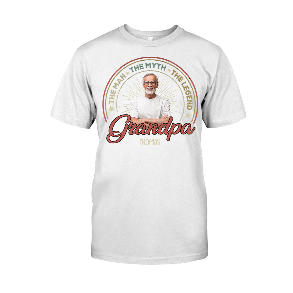The Man The Myth The Legend - Gift for dad, grandpa - Personalized T-shirt And Hoodie