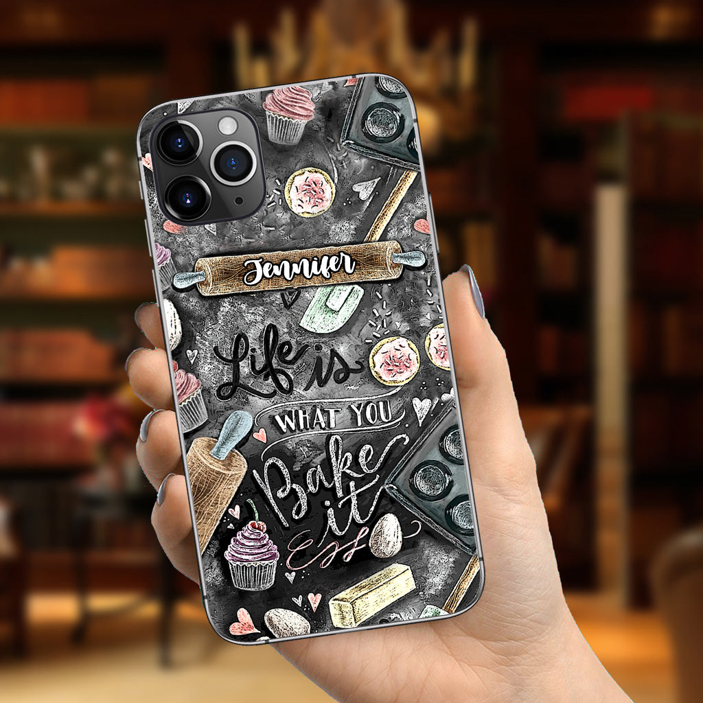 Das Leben ist, was du daraus backst – personalisierte Handyhülle zum Thema Backen