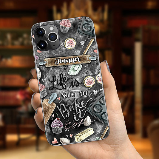 Das Leben ist, was du daraus backst – personalisierte Handyhülle zum Thema Backen