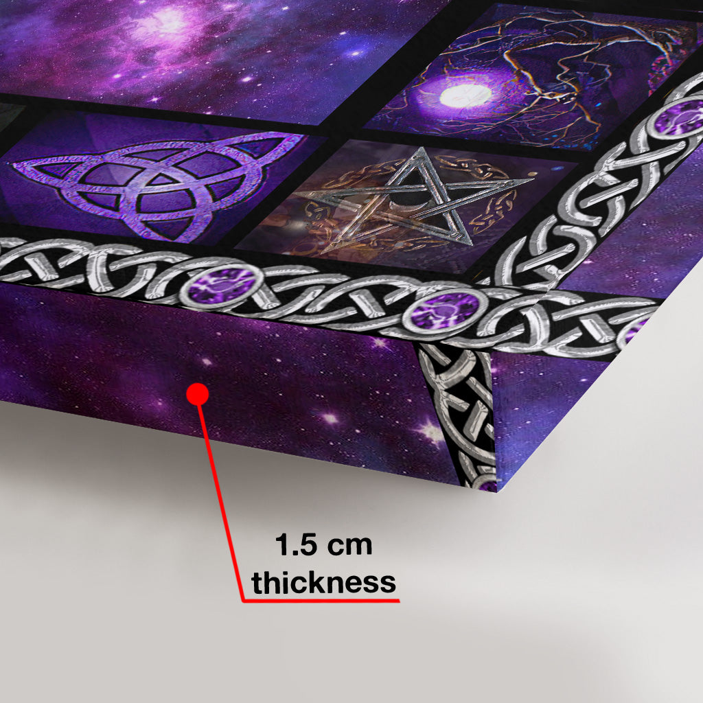 Hexe bitte – Personalisierte Hexen-Leinwand und Poster