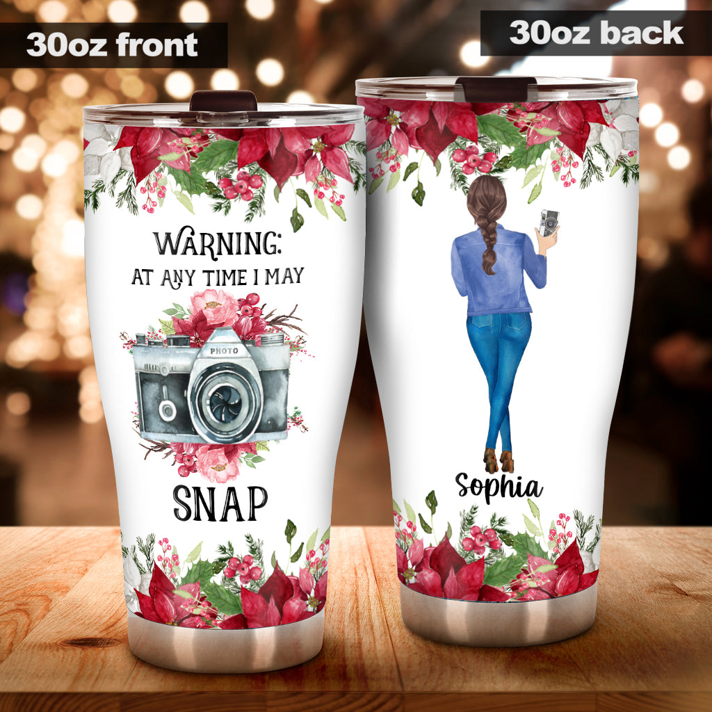 Ich könnte jederzeit ausrasten – personalisierter Fotobecher