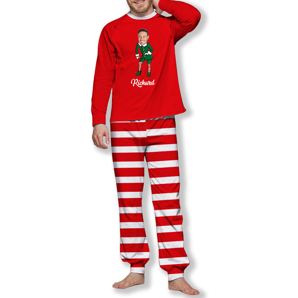 Passende Weihnachtspyjamas – Personalisiertes Familienpyjama-Set