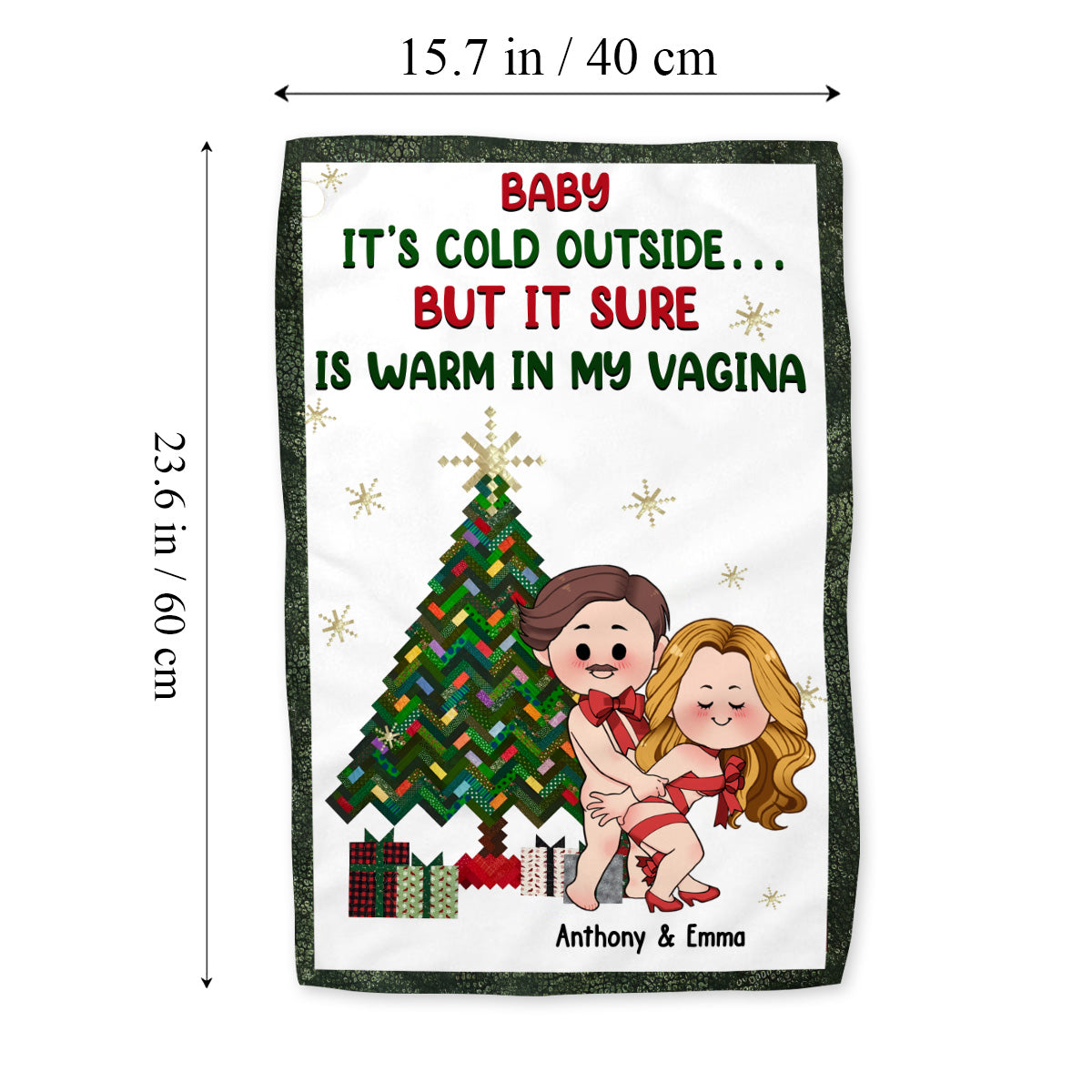 Warm drin – personalisiertes Handtuch für Paare