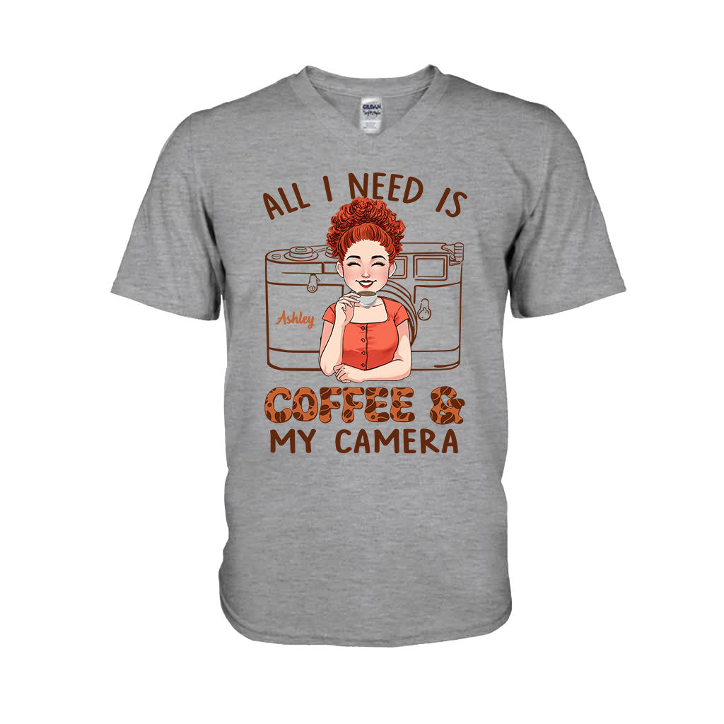 Alles, was ich brauche – personalisiertes Fotografie-T-Shirt und Hoodie
