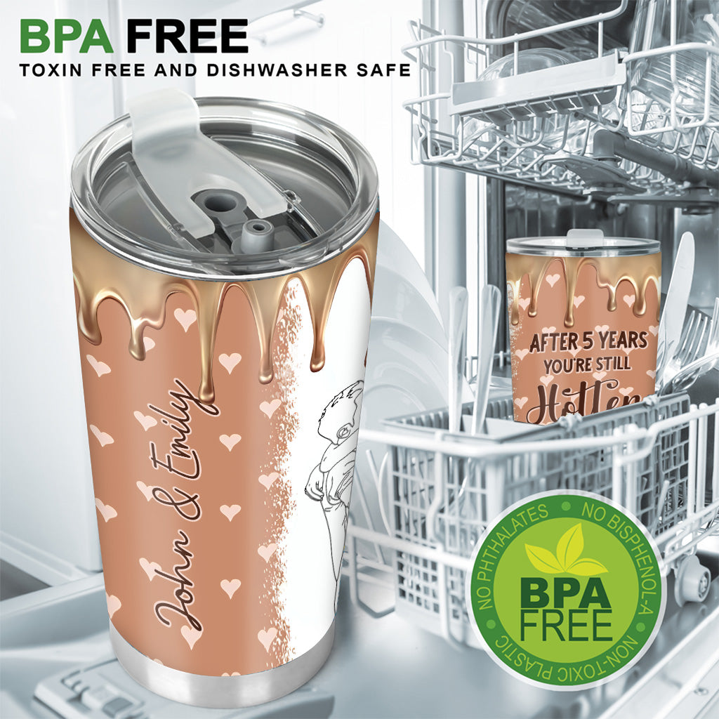 Heißer als dieser Kaffee – personalisierter Paar-Trinkbecher