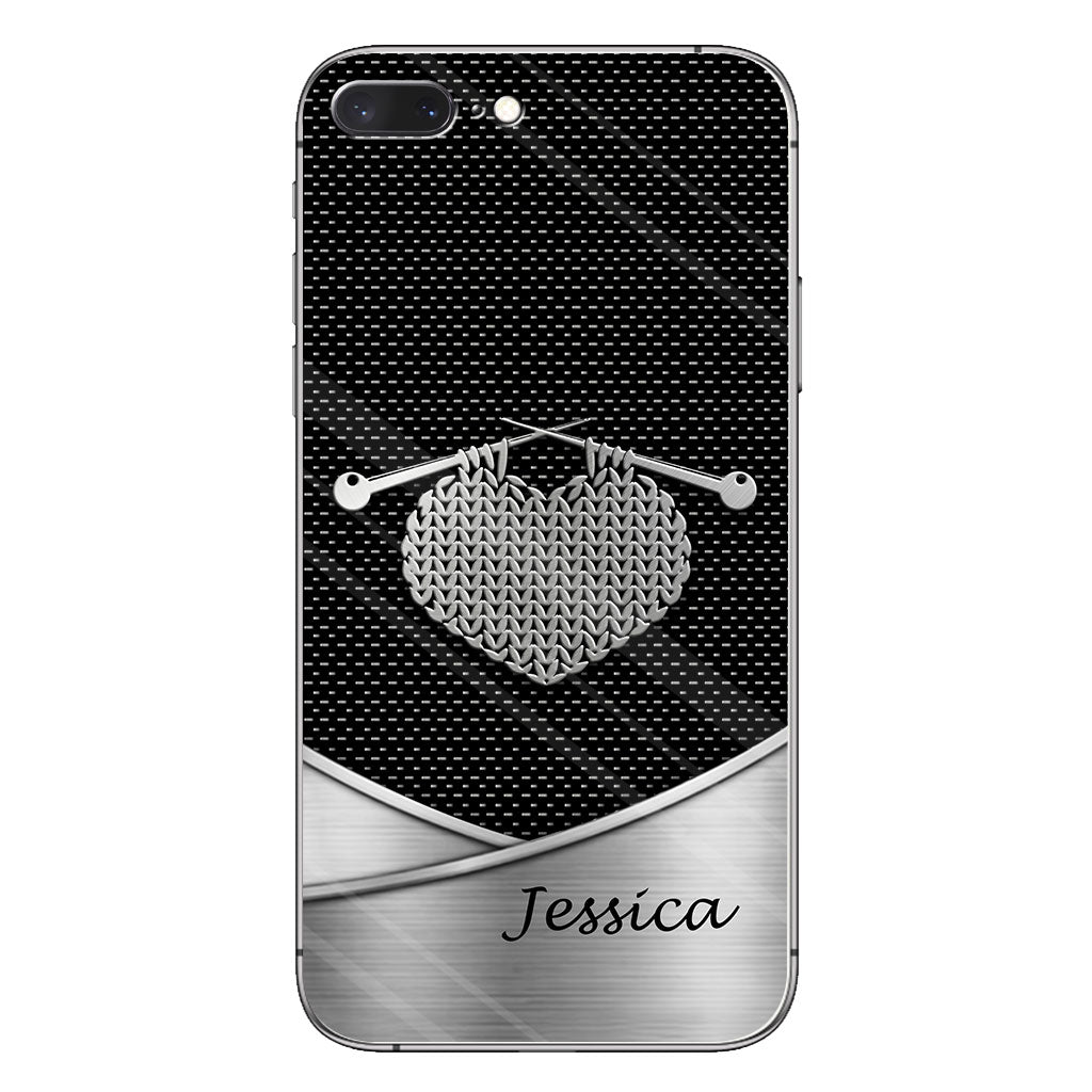 Love Knitting - Personalized Knitting Phone Case
