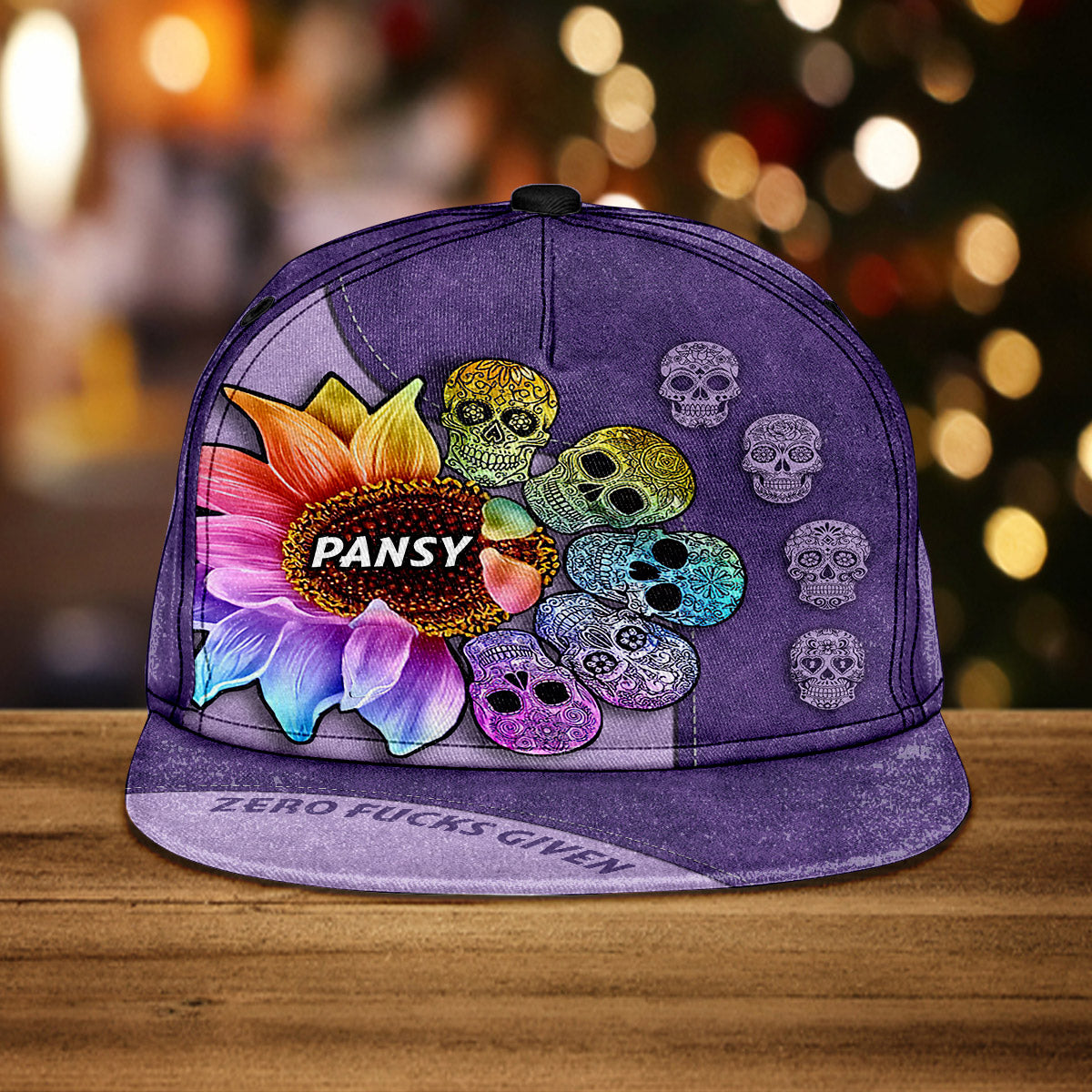Zero F Given - Personalisierte Totenkopf-Snapback-Kappe