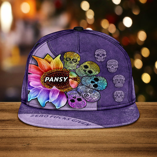 Zero F Given - Personalisierte Totenkopf-Snapback-Kappe