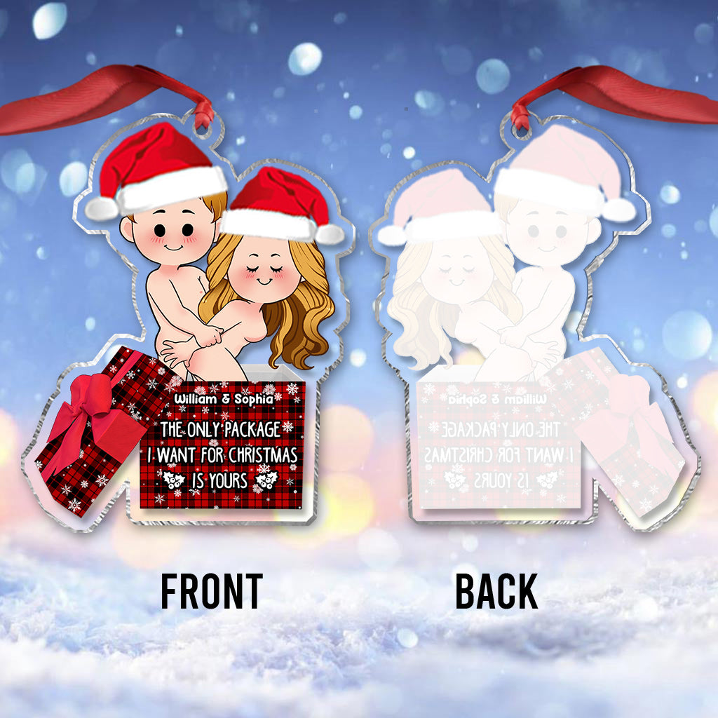 Das einzige Geschenk, das ich mir zu Weihnachten wünsche, ist deins – personalisierter Weihnachtsschmuck für Paare