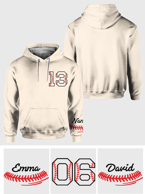 In My Baseball Era - Personalized Baseball All Over Shirt